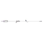 Product Image IV Administration Set, Injection Site, Rotating Male Luer Lock, Non-Vented Spike, 10 Drop, 72 In