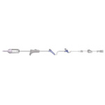 Product Image IV Admin Set, 15 Drop, 1 AMSafe and 1 Split Septum Injection Site, DEHP-Free, 89inch