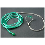Product Image AMSure Nasal Oxygen Cannula, Adult, Curved, Non-Flared Tip, 7 Foot Tubing, Over-The-Ear Style