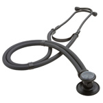 Product Image Adscope Ninja Sprague Stethoscope, Black Chrome Double-Tube Configuration