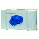 Product Image Glove Box Holder, White Coated Wire, Mount Horizontal or Vertical, Single