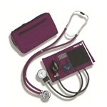 Product Image BP Cuff and Stethescope Combo, MatchMates, with Sprague, Steth Accessories, Carrying Case, Purple