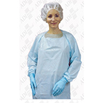 Product Image Protective Gown with Thumbloops, Blue, LG