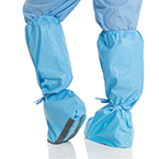 Product Image Shoe Covers, Hi Guard Regular Full Coverage, XL Size, Shoe and Lower Leg, Traction Strips 150/cs