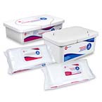 Product Image Personal Cleansing Washcloth, Wet Wipes, Premoistened Adult Size, 9 in x 13 in, 64/tub 8 tub/cs