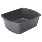 Product Image Wash Basin, Graphite, Plastic, 8 quart Capacity