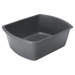 Product Image Wash Basin, Graphite, Rectangular, 6 quart Capacity