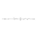 Product Image IV Administration Set, 15 Drops/mL, 2 Sites, Non-Vented, 84inch