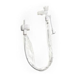 Product Image Trach Care Double Swivel Elbow, 16 Fr, 5.3mm, 54cm Length, Orange