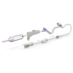 Product Image IV Admin Set, 10 Drop, Pre-attached Ext Set, 1 AMSafe and 1 Split-Septum Site, DEHP-Free, 89inch