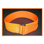 Product Image Cinch Strap, White Loop Buckle, Orange, 1 1/5 in X 18 in