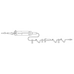 Product Image Buretrol Solution Set, 60 Drop, w/150ml Interlink Burette, 3 Interlink Inj Sites, 115inch