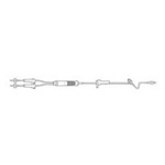 Product Image Blood, IV Admin Set, Y-Type, 10 Drop, w/Blood Filter (170-260?), Clearlink Valve, 103inch