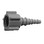 Product Image Nut-Nipple, Two-Piece Swivel Outlet, Oxygen, Female DISS x Tapered Barb, Disposable, Green