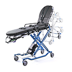 Product Image Cot, Ferno POWERFLexx StatTrac, Blue, with Restraint System, Mattress