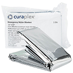 Product Image Curaplex Mylar Emergency Blanket, 52in x 84in, Silver