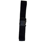 Product Image Straps, Polypropylene, Plastic Side Release Buckle, Loop-Lok Ends, 6 1/2 foot, 2 Piece, Black