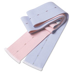 Product Image Abdominal Transducer Belt, Pink and Blue, Buttonhole, 2 3/8inch x 48inch