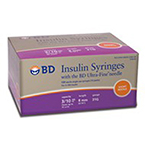 Product Image BD Lo-Dose Syringe w/Needle, 0.3cc with Ultra-Fine 31 ga x 5/16inch (8mm) Needle