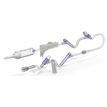 Product Image IV Admin Set, 15 Drop, 2 AMSafe and 2 Split Septum Injection Sites, Slide and DEHP-Free, 89inch