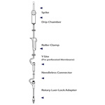 Product Image IV Admin Set, 10 Drop, Needle Free Y site, 1 Luer Connector, 83inch