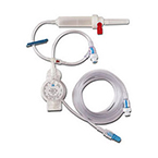 Product Image STAT 2 IV Gravity Flow Controller, 60 Drop, 84 in, 2 LF Swabbable Valve Y Sites