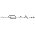 Product Image IV Extension Set, 0.2 Micron Filter, Female Luer and SPIN-LOCK Connector, 1 Inj Site, 16inch
