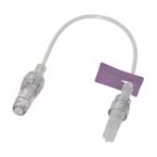 Product Image Pressure Infusion (400psig) Extension Set, 7in, Microclave, Purple Slide Clamp