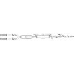 Product Image IV Blood Set, Y-type with 170 micron Filter, Hand Pump, Luer Connector, Rotating Luer, 94inch
