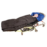 Product Image Cot Quilt Blanket, Black/Blue
