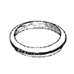 Product Image Diaphragm Retaining Ring, for Pediatric Sprague Stethoscopes