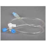 Product Image Stopcock, Large Bore, 4-Way, Extension Tubing w/Male Luer Lock Adapter, 22inch