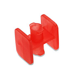 Product Image RAPIDFILL Connectors, Luer Lock-to-Luer Lock, Red. Sterile. Rx Only