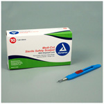 Product Image Medicut Safety Scalpel, No 10, Sterile, Disposable
