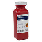 Product Image SharpSafety Sharps Container, Transportable, Screw Cap, 1.5 Quart