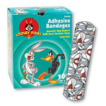 Product Image Children's Adhesive Bandages, Bugs Bunny and Daffy Duck
