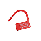 Product Image Heavy Duty PadLock Seal, Consecutively Numbered, Red