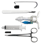 Product Image Crycothyrotomy Kit (TMM-CR) incl 6.0mm Cuffed Tube, Hemostat, Scalpel, Syringe, Trach Hook