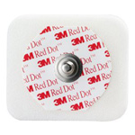 Product Image 3M Red Dot Repositionable Foam Electrodes, 10/Strip, 5 Strips/Bag (50/Bag)