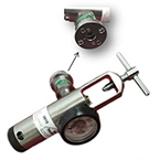 Product Image Oxygen Regulator, B&F, CGA870, 0-25LPM w/Ohmeda Style Quick Connect O2 Coupler