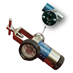 Product Image O2 Regulator, Spectrum, CGA870, 0-25LPM w/Ohmeda Style Quick Connect O2 Coupler