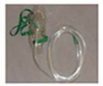 Product Image Oxygen Mask, Adult, Med Concentration w/7ft Safety Tubing, Disposable