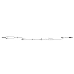 Product Image IV Infusion Set, 20 Drop, Check Valve, 2 SmartSite Needle-Free Valve Ports, 116inch