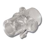 Product Image Inline MDI Adapter, Adult, Single Patient Use, 22mm ID Inlet x 15mm ID/22mm OD Outlet