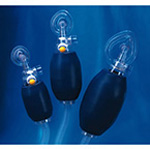 Product Image Resuscitation Device, Valve, w/Mask, Variable Volume Oxygen Reservoir Tubing, Adult