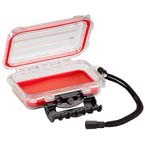 Product Image Field Box, Guide PC 3449, Extra Small, Waterproof, TPR Lining, 6.5inch x 4.5inch x 2.13inch, Red