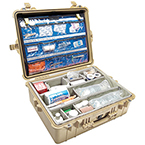 Product Image 1600EMS Case, with EMS Dividers, 24 1/4 in L X 19 7/16 in X 8 11/16 in, Tan