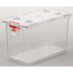 Product Image Tamper Evident Box, Large, Clear, 7inch L x 3 11/16inch W x 4inch H
