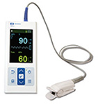 Product Image Nellcor Portable SpO2, incl Finger Clip Sensor (D5219), Ear Clip Cable (D5217), Pediatric Clip
