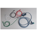 Product Image ECG Trunk Cable w/4 Wire Limb Leads, 12 Lead Capability, Rt Angle Connector, 5 ft